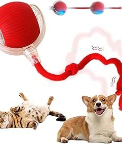 HiCWX Interactive Rolling Cat Dog Ball